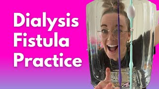 Av Fistula Cannulation Training Fun And Easy [upl. by Jillayne806]