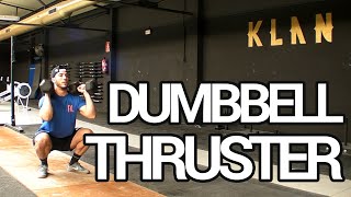 Dumbbell Thruster [upl. by Giacomo]