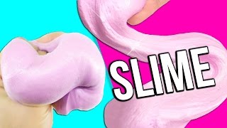 HAZ SLIME ESPONJOSO SIN BORAX  DIY FLUFFY SLIME  Tutoriales Belen [upl. by Nwahsit954]