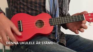 Spela Ukulele C ackord [upl. by Eylhsa]