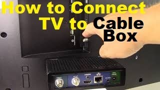 How to Connect a TV to a Cable Box [upl. by Keynes]