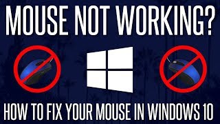 Mouse Not WorkingDetected  How to FIX Mouse Not Working in Windows 10 [upl. by Urbai]