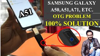 How to connect OTG in Samsung A51 mobile  OTG Problem in Samsung A51A71A50  OTG Problem Solution [upl. by Ahseen]