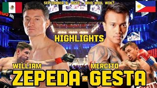 FIGHT HIGHLIGHTS  William Zepeda vs Luis Viedas [upl. by Howey630]