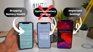 Very Important Settings Optimised Battery Charging  Save your iPhone battery health [upl. by Nivanod]