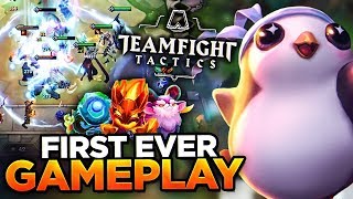 FIRST GAMEPLAY FOOTAGE  TEAM FIGHT TACTICS FULL GAME [upl. by Lois]