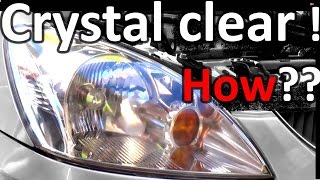 How to Restore Headlights crystal clear [upl. by Oisor]