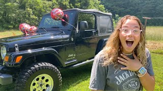 We SURPRISED Katie with her DREAM Car for her 17th Birthday  Her EMOTIONAL Reaction [upl. by Assej390]