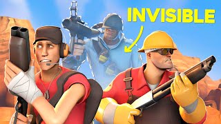 TF2 YouTubers VS Invisible Hunter [upl. by Dnomhcir]