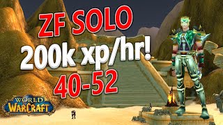 WoW Classic  IMPROVED Paladin Solo ZF Strategy 4052 200k xphr [upl. by Sinnylg]