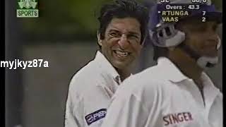 Super Bowling  Wasim Akram Vs Arjuna Ranatunga  Brilliantly Setup  Colombo 2000 [upl. by Egdamlat]