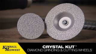 Crystal Kut™ Diamond Grinding amp Cutting Wheels [upl. by Ihcas207]