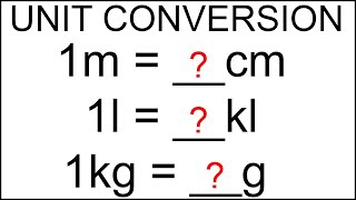 Unit Conversion Maths  How To Convert Units  Convert mm cm m and km  Measurement Table [upl. by Tran]