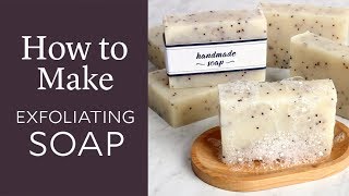 How to Make Exfoliating Cold Process Soap  Bramble Berry [upl. by Alfy]