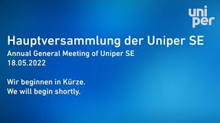 Uniper Annual General Meeting 2022 [upl. by Iddet]