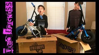 FatBoy and Rocker Mini BMX Bike Unboxing [upl. by Nevar]