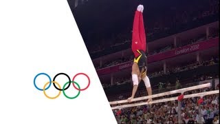 Uchimura wins Mens Individual AllAround Gold  London 2012 Olympics [upl. by Joannes]