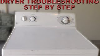 Dryer Troubleshooting Step by Step [upl. by Ahmad844]