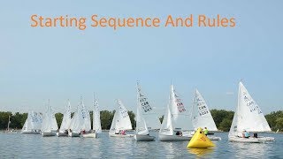 Sailing Explained Starting Sequence and Rules [upl. by Inalaehak]