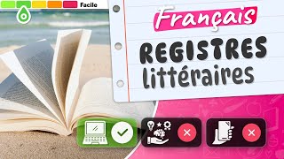 Les registres littéraires Français [upl. by Eartha170]