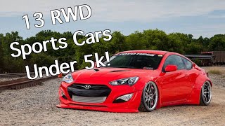 The 13 BEST RWD Sports Cars Under 5000 [upl. by Oniuqa569]