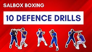 SALBOX BOXING 10 DEFENCE DRILLS [upl. by Pacian150]