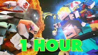 quotLiving In A Nightmarequot 1 HOUR  A Minecraft Original Music Video ♪ [upl. by Lidstone131]