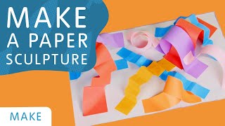 How to Make a Paper Sculpture  Tate Kids [upl. by Zosema]