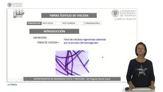 Fibra textil viscosa  1828  UPV [upl. by Anele]