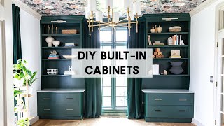 EASY BuiltIn Cabinets How To For Beginners [upl. by Gabbie620]