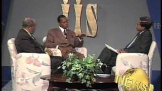 W Deen Mohammed and Louis Farrakhan Historic Interview [upl. by Diarmit]