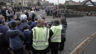 West Kilbride Remembrance Day 2021 4K [upl. by Palecek539]