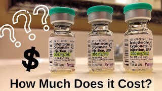 TRT  How Much Does it Cost Testosterone Replacement Therapy [upl. by Oetomit]