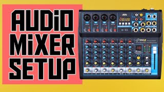 Bluetooth Mixer Setup and Tutorial  How to Use an Audio Mixer [upl. by Nicholl]