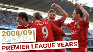 Every Premier League Goal 200809  Gerrard amp Torres lead the way again [upl. by Esilahs459]