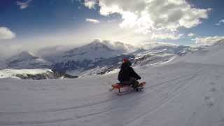 Grindelwald Schlittelbahn  Big Pintenfritz  Longest Sledding  Sledging Run in the World [upl. by Eycats704]