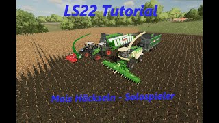 LS22 Tutorial  Mais Häckseln als Solospieler [upl. by Ingrid]