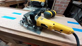 DO IT RIGHT With the Dewalt DW682 PLATE JOINER Part 1 SETUP [upl. by Brandtr218]