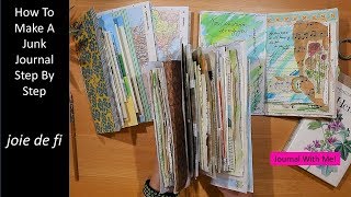 How To Make A Junk Journal Step By Step [upl. by Rozamond967]