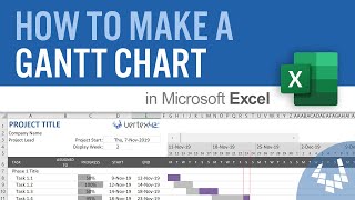 How to Make a Gantt Chart in Excel [upl. by Haroved]