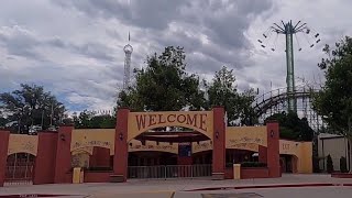 Cliffs Amusement Park  Albuquerque NM New Mexico Rattler was Closed [upl. by Murdoch]