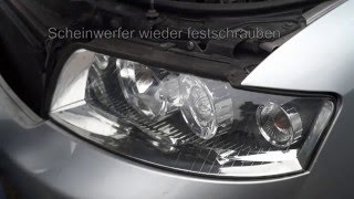 Audi A4 B6 Halogenbirne Scheinwerfer wechseln [upl. by Harima]