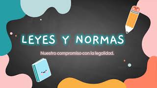 LEYES Y NORMAS  LA CULTURA DE LA LEGALIDAD [upl. by Byrle666]