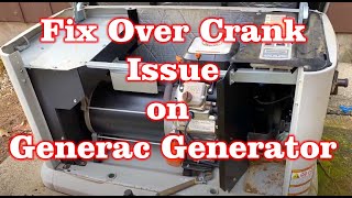 Fix Over Crank issue with Generac Generator [upl. by Gwenni911]