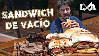 Sandwich de Vacio  Receta de Locos X el Asado [upl. by Garrek820]