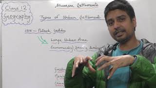 Types of Urban settlements  Conurbation  Class 12 Geography chapter quotHuman settlementsquot [upl. by Nsaj]