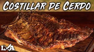 Costillar de Cerdo Entero a la Parrilla  Cerveza Artesanal  Receta de Locos X el Asado [upl. by Ecyar]