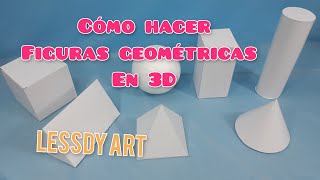 como hacer cuerpos geométricos [upl. by Leiba]