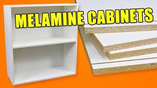 Economy Cabinet Making with Melamine How to Build Cabinets [upl. by Teahan215]