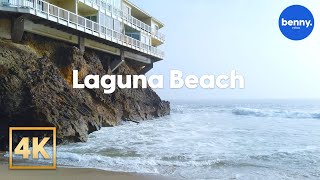 Scenic LAGUNA BEACH Winter Walking Tour  Orange County California [upl. by Aun]